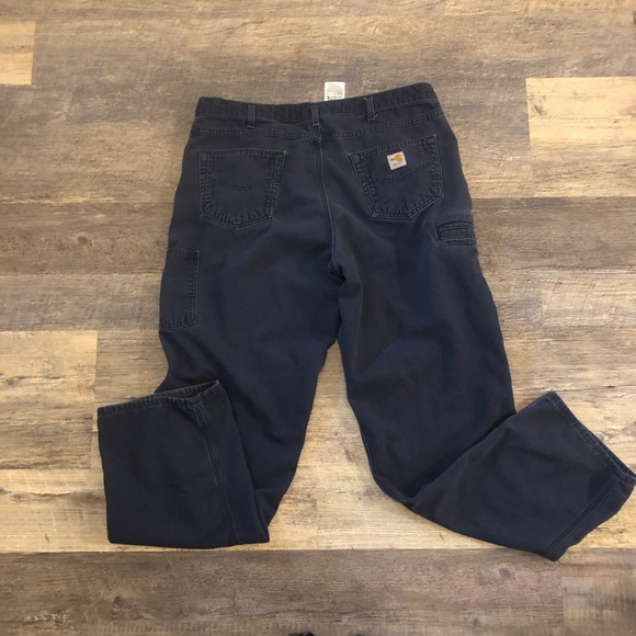 Men’s Carhartt Fire Resistant Cargo Work Pants NFPA2112 38x34 GUC - Picture 6 of 9